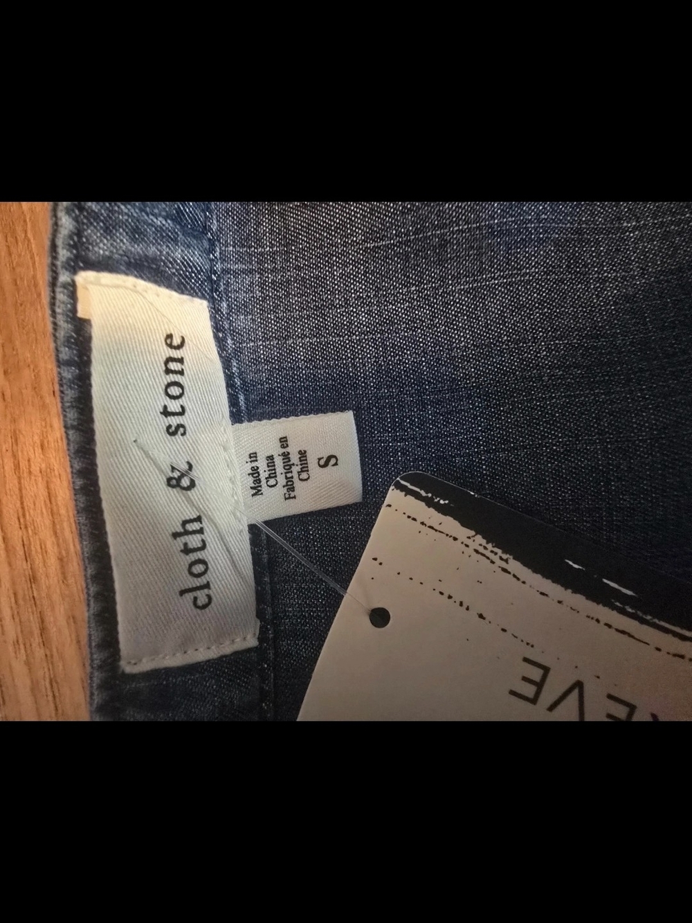 Evereve Indigo Denim Midi Shirt Dress with Tie Waist - Picture 5 of 5